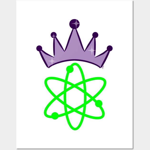 SMART Science Queen - Science Princess Wall Art by pbDazzler23